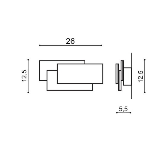 LAMPA CLOVER SQ Azzardo