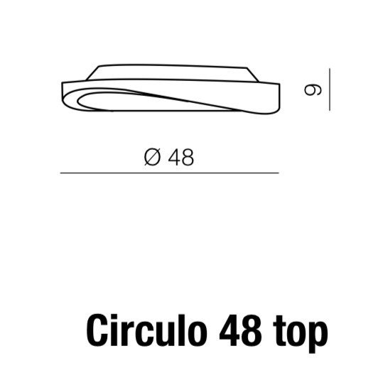 Plafon Circulo 48 Chrom Azzardo