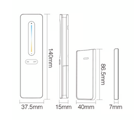 Pilot 1-strefowy z funkcją regulacji CCT MiBoxer (C3-B)