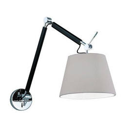 Kinkiet na ruchomym wysięgniku z dużym abażurem Zyta S Azzardo