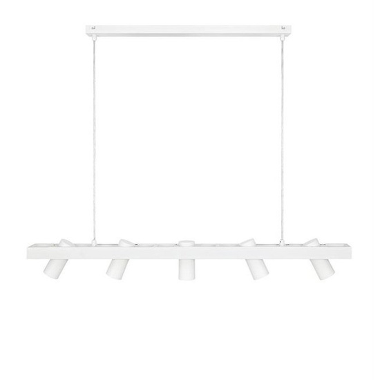 Biała kierunkowa lampa wisząca Torino Markslojd