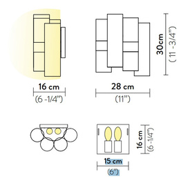 Kinkiet La Lollo Slamp