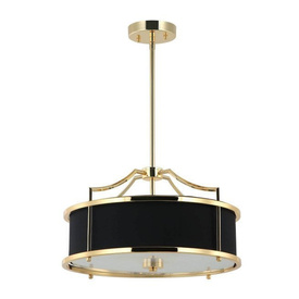 Lampa wisząca Stanza S Gold Black STYL NOWOJORSKI