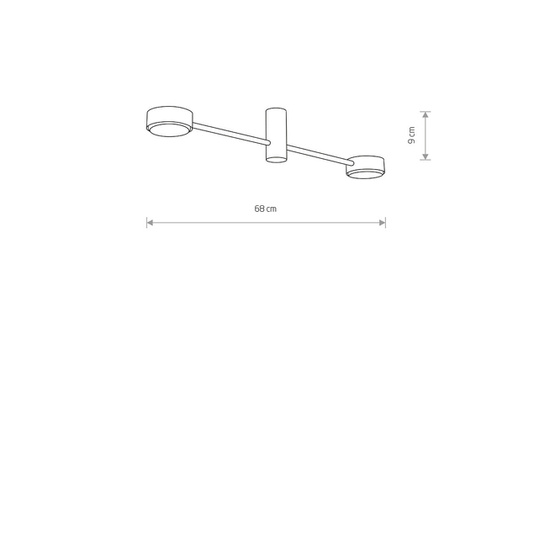 Plafon ORBIT II czarny 7943 Nowodvorski
