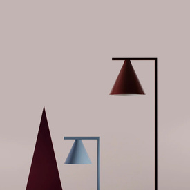Geometryczna lampka stołowa Form Aldex