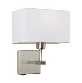 Kinkiet nikiel biały Norte I A Italux