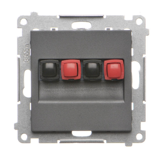 Gniazdo głośnikowe 2-krotne Simon 55