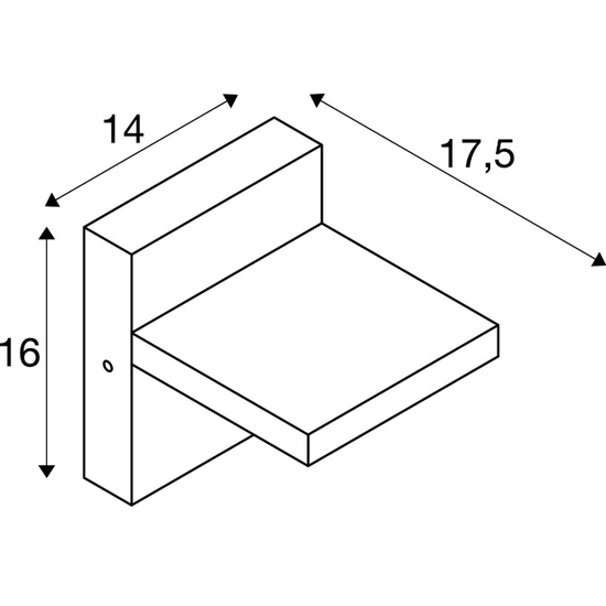 Lampa ścienna Abridor 1002989 SLV