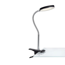 Lampka biurkowa Flex 1L LED czarna z klipsem Markslojd