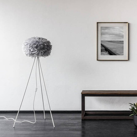 Lampa podłogowa tripod EOS medium jasny szary UMAGE