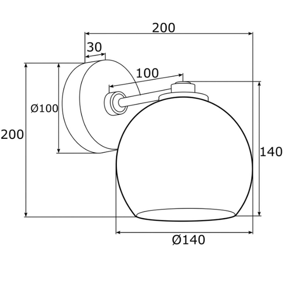 Kinkiet OVIEDO 4202 złoty Argon