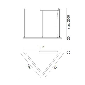 Oprawa wisząca Samos 2 Zaho Lighting