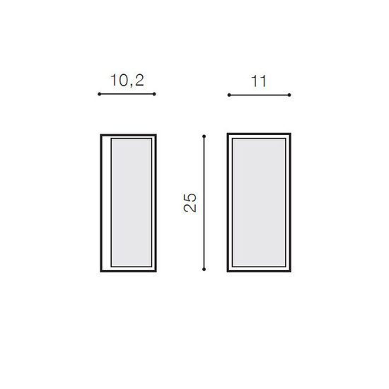 Kinkiet zewnętrzny Veneto Dark Grey Azzardo