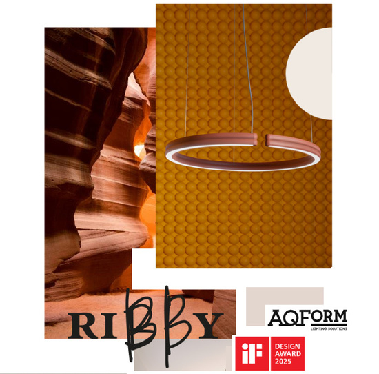 Lampa wisząca RIBBY circle up&down LED AQFORM