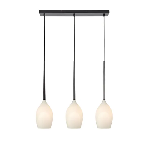 Lampa wisząca SALUT Pendant 3L Black/White