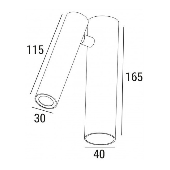 Oprawa natynkowa Rid MD1 Zaho Lighting