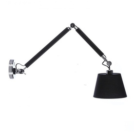 Czarny kinkiet na ruchomym wysięgniku Zyta S Azzardo