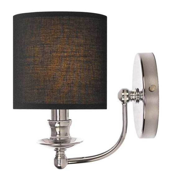 Kinkiet Abu Dhabi czarny Cosmo Light W01837CH-BK