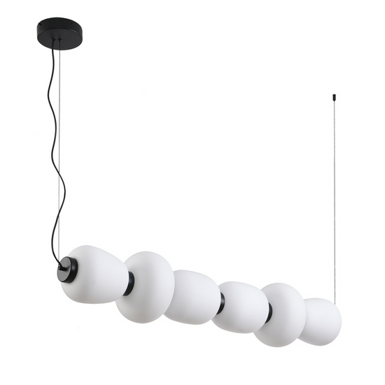 Lampa wisząca BRILLA-6 LED biało-czarna 125 cm Step into design