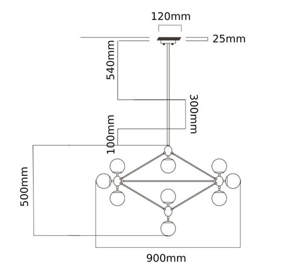 Lampa wisząca Bao Nero Clear OPEN DESIGN HIGHLIGHTS