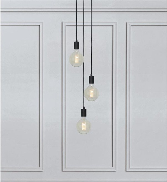 Lampa wisząca SKY 3 okrągła  Markslojd 106334 czarna