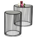 Side Table Wire White (2/Set)