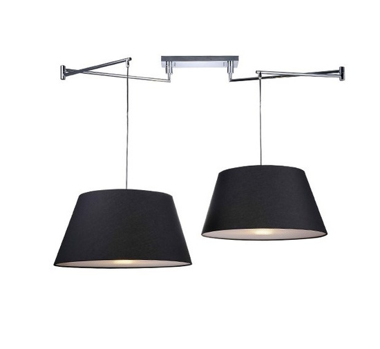 Lampa wisząca Natalia 2 S Black AZ1923+AZ2590+AZ2590