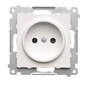 Gniazdo pojedyncze bez uziemienia Simon 55