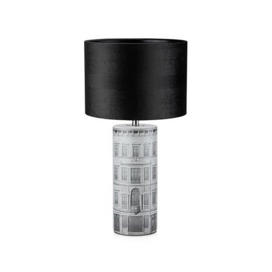 Lampa stołowa Ichi czarno szara Markslojd