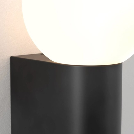 KINKIET ŁAZIENKOWY Ortona Single Matowoczarny