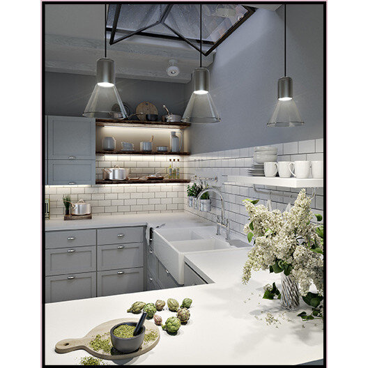 LAMPA WISZĄCA MODERN GLASS Flared TP E27 230V AQFORM