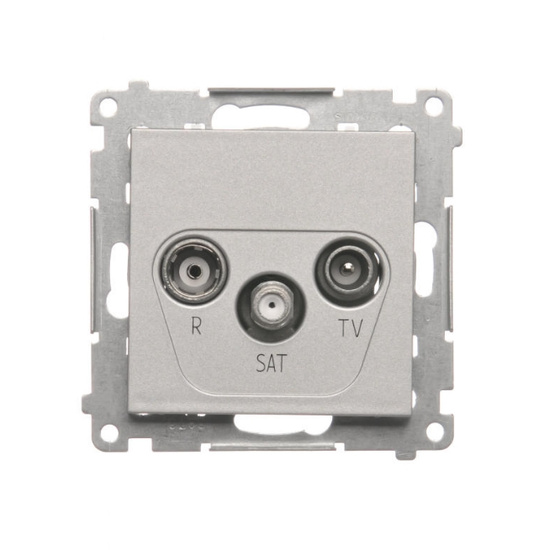 Gniazdo antenowe R-TV-SAT końcowe Simon 55 