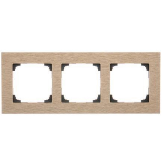 Ramka metalowa trójkrotna Simon 55 Nature