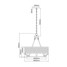 Lampa wisząca Verno Old Gold OPEN DESIGN HIGHLIGHTS