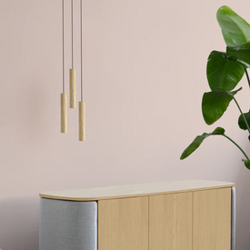 Lampa wisząca Chimes Cluster 3 dąb UMAGE