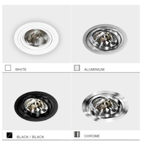 Oprawa wpust STAN 1 biała AZ0861 Azzardo