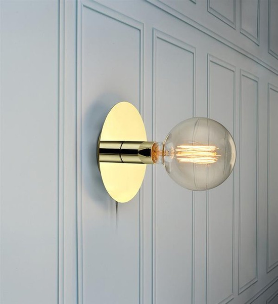 Kinkiet/Plafon Disc Markslojd 106154 złoty 