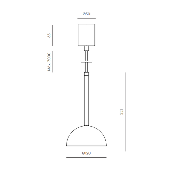 Lampa wisząca DUSSA A1307 Aromas 