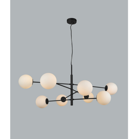 Oryginalna lampa wisząca Oviedo 8 Black Azzardo 