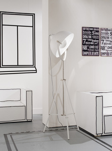 Lampa podłogowa HOLLYWOOD firmy It's About RoMi  biała