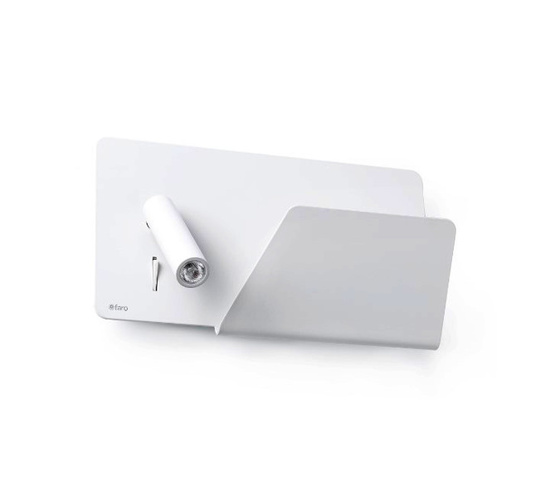 Kinkiet nad łóżko z portem USB prawy Suau Faro 62122 white