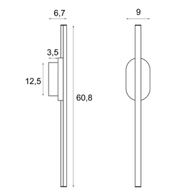 Kinkiet Amor 12W IP44 Maxlight