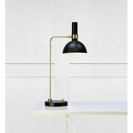 Lampka biurkowa Larry 1L czarna/złota Markslojd