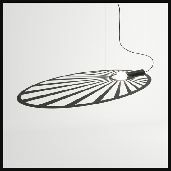 Lampa wisząca LEHDET czarna Thoro Lighting 