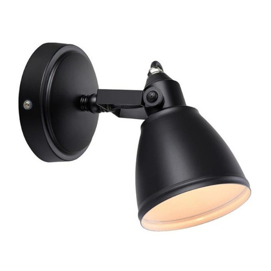 Kinkiet łazienkowy FJÄLLBACKA 1L czarny IP44 Markslojd - po 24-09-2021