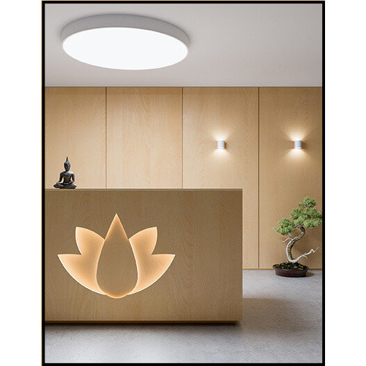 Plafon BIG SIZE next round 45 cm 3000K mikropryzma LED AQFORM
