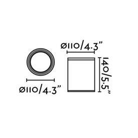 Lampa sufitowa TASA ciemnoszara 70806