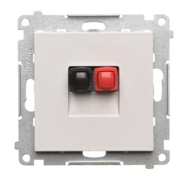 Gniazdo głośnikowe 1-krotne Simon 55