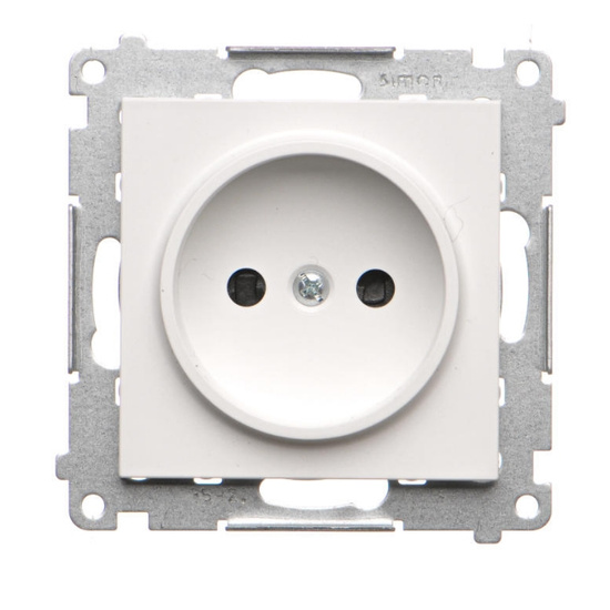 Gniazdo pojedyncze bez uziemienia Simon 55