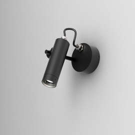 CZARNY KINKIET DART LED exterior reflektor AQForm